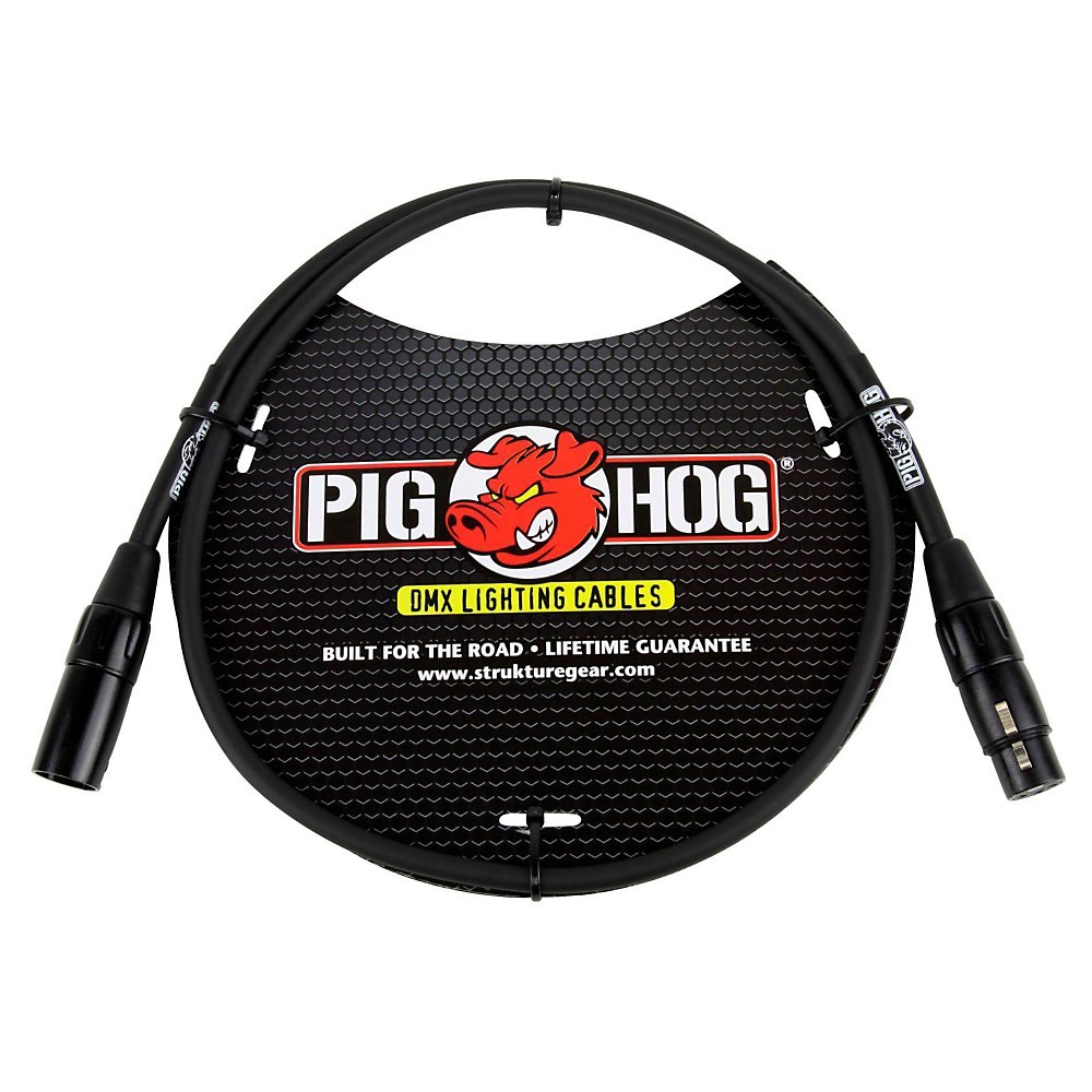Pig Hog Lighting Cable DMX 3-pin 10 ft 3 ft 4690₽
