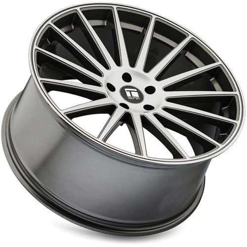 Touren TR92 22x10.5 5x4.5" +32mm Gunmetal Wheel Rim 22" Inch — 第 2/4 张图片