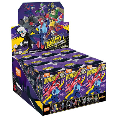 Blokees Hero Marvel Spider-Man Galaxy Version 06 Blind Box Assembly Model Kits