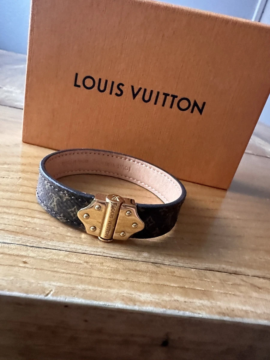 Louis Vuittonノベルティブラウンレザーブレスレット Louis Vuitton Brown Fashion Bracelets for sale | eBay