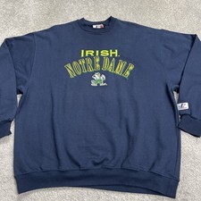 Vintage Notre Dame Fighting Irish Sweatshirt Mens 2XL Logo Athletic NCAA 90s