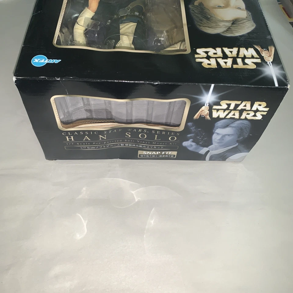 Estatua modelo Star Wars Kotobukiya ArtFX clásica Han Solo Snap Fit escala 1/7 Foto 3 de 4