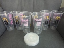 6 2026 McDonald's FIFA World Cup Plastic Cups with Lids