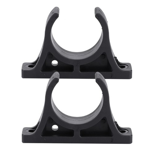 2Pcs Plastic Kayak Paddle Holder Clips Marine Dinghy Oar Keeper Black FA - Picture 8 of 10