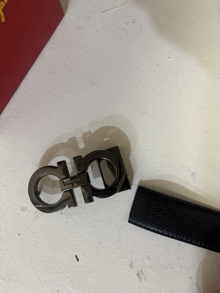 Salvatore Ferragamo мужской кожаный двусторонний ремень размер 34-36 - Изображение 4 из 4