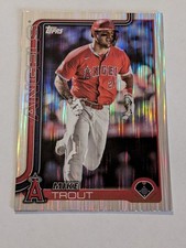 2025 Topps Series 1 Mike Trout #200 Meijer Exclusive Tinsel MVP Great Price!