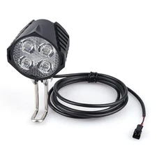 36V 48V EBike Headlight Front Lamp for Bafang For BBS01 CAN Protocol 2 Pin SM