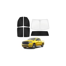 Car Window Shades for Dodge Ram 1500 2019-2025 2026 Crew Ram 1500 2019-2026