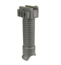 Polymer Spring Loaded Bipod Picatinny Rail Mount Black