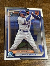 ANTHONY BAPTIST 2024 Bowman #BCP-141 Mets 1st Chrome LOT of 30x