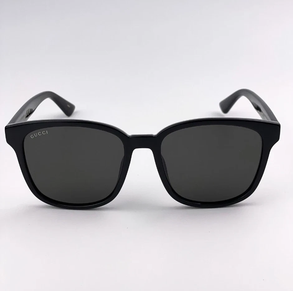 Gucci Men Sunglasses Black Grey Square GG0637SK 001 NEW - Image 2 of 4