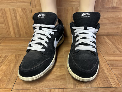 Size 11 - Nike Dunk Pro SB Low Black White for sale online