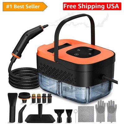 6-Level Adjustable Steam Cleaner - 15s Heat Up, Ideal for Stubborn Dirt & Grime