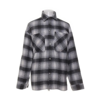Originals by Jack & Jones, Flanellhemd, Größe: M, Schwarz/Grau/Weiß #pzV