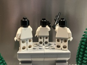 Lego Snowtrooper Minifigure Star Wars Lot Of 3  sw0115 - 7749 w Weapons !