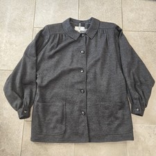 Vintage VALENTINO Miss V WOOL Alpaca Women's Luxury Jacket Italy Made IT42