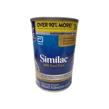 Similac 360 Total Care Non-GMO Infant Formula Powder 40oz Can EXP 07/1/2028 New
