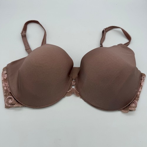 Victoria's Secret IPEX Full Coverage Lace Bra Brown Neutral 36D