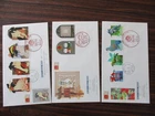 Japan Stamp First Day Cover PHILANIPPON '01 3 Covers self-Adhesive Stams 2001