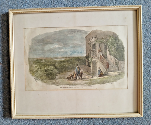 Altes Bild von Hog Hill Haus mit Blick auf Hainault Wald in Richtung Chigwell