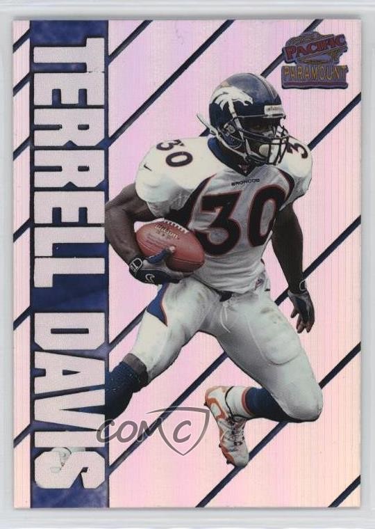 1998 Pacific Paramount Personal Bests Terrell Davis #9 HOF 03rx