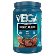 Vega Essentials Chocolate Plant Based Protein Powder 20G 1.35Lb Non Gmo Vegan