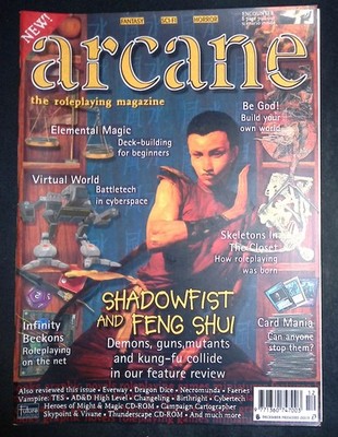 Arcane Role Playing Magazine #1 Premiere Issue Future Publishing
