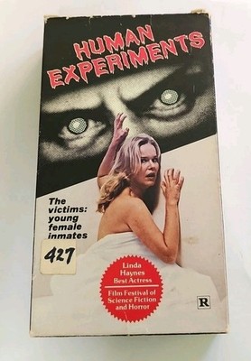 Human Experiments VHS VidAmerica Linda Haynes Ellen Travolta UNTESTED VTG 