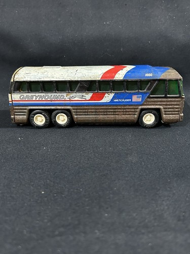 1979 Buddy L Greyhound Bus Americruiser 4950 Tin Toy Made in Japan - Picture 2 of 15