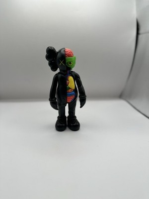Kaws 16 Open Edition Medicom Toy Sofubi Vinyl Figure Black  Flayed