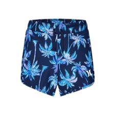 Hurley Girls High Waisted Pull On Shorts Midnight Navy Large NWT