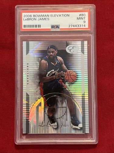 2006 Bowman Elevation LeBron James #80 PSA 9 - Picture 7 of 10