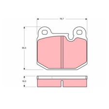 Plaquette de frein BMW 524