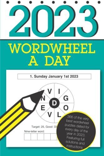 Wordwheel a Day 2023 366 fantastic word wheel puzzles for you to enjoy in 2023 - Picture 1 of 2