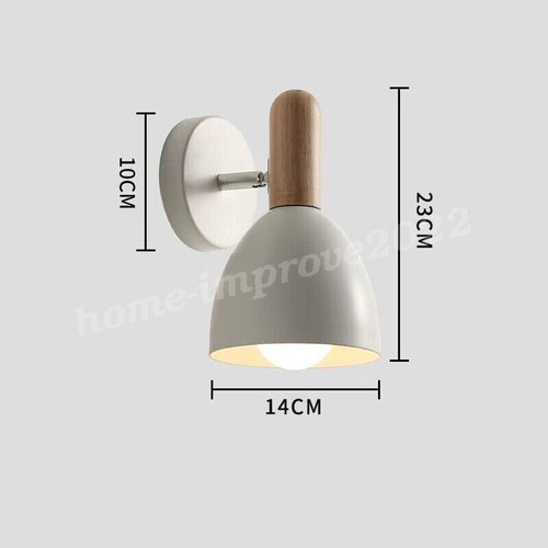Wall Sconces Lighting Fixture, Rotatable Wall Mounted Bedside Reading lamp E27 - Picture 10 of 13