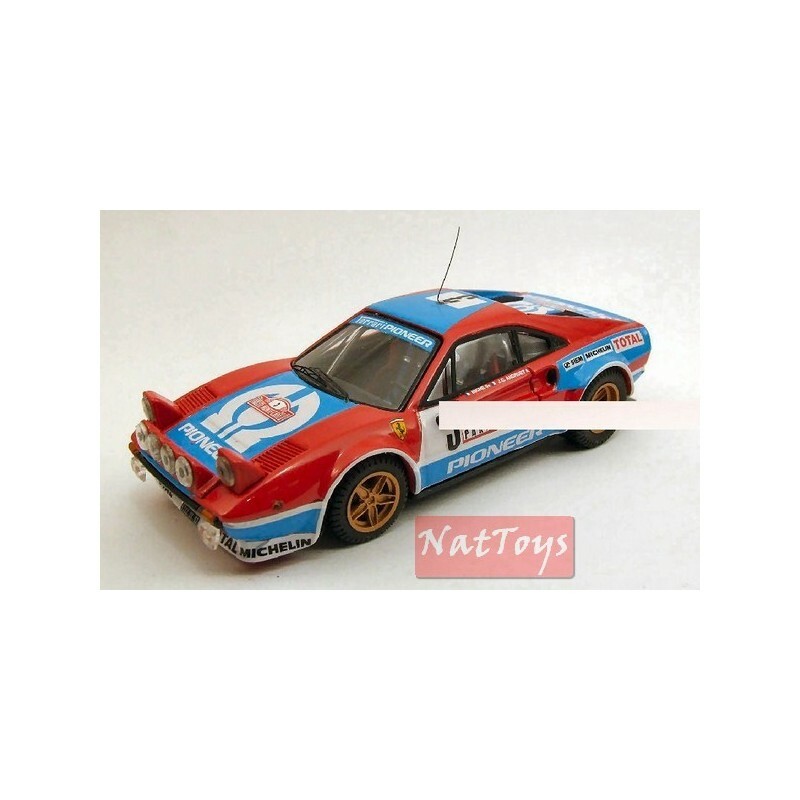 Best bt9363 Ferrari 308 GTB n.3 M. CARLO 82 1 43 Figure Die Cast Model Best bt9363 Ferrari 308 GTB n.3 M. CARLO 82 1 43 Figure Die Cast Model