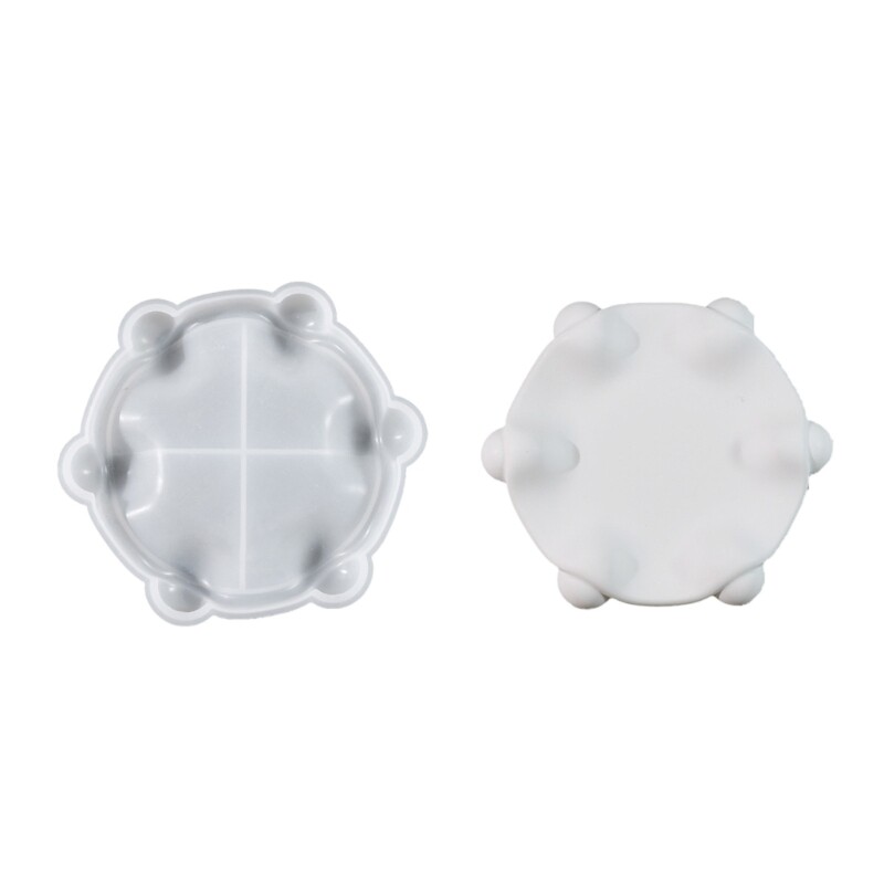 Silicone Mold for Resin Jewelry Holders and Decorative Plates