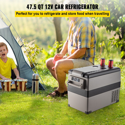 12 Volt Refrigerator 45L(48qt) Fast Cooling Portable Freezer with App Control(-4