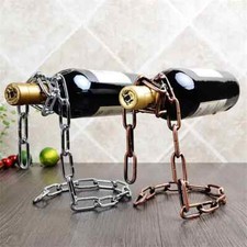 Porta bottiglia di Vino a catena sospesa