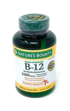 Nature's Bounty Quick Dissolve Fast Acting 2500 mcg Vitamin B-12 Methylcobalamin