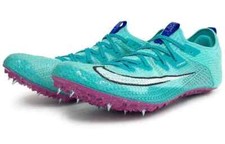 NIKE Zoom Superfly Elite 2 Men's Sz 9 Hyper Jade/White-Hyper Violet CD4382-300