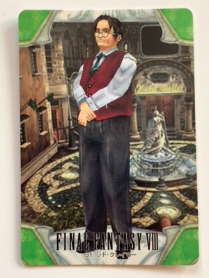 Cid Kramer FINAL FANTASY VIII FF8 SQUARE japanese 1997 card Bandai