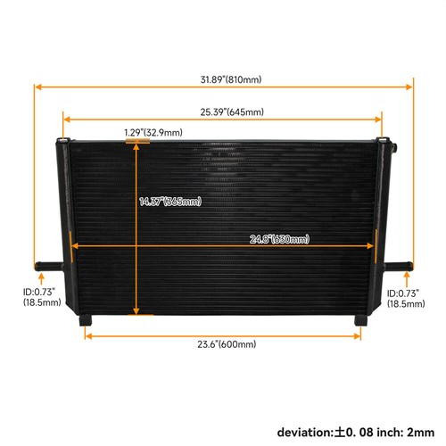 Tuning Front Mounted Radiator For Mercedes A45 AMG 2013 CLA 45 AMG GLA 45 AMG - Picture 7 of 12