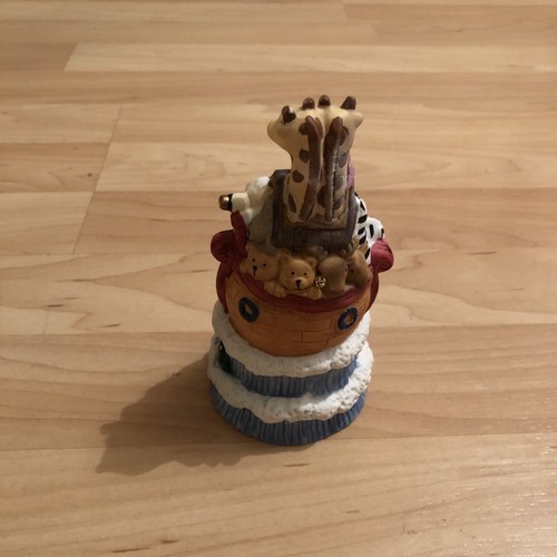 Noah's Ark & Animals Dinner Bell 6" Porcelain Classic Treasures Giraffe Handle - Picture 7 of 8
