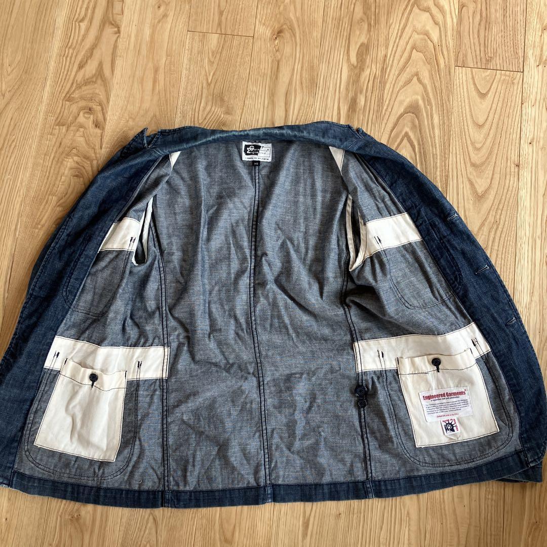 Engineered Garments Bedford Jacket Denim Shirt Size XS Used