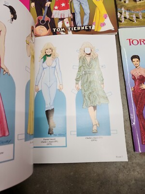 Uncut Paper Dolls Tom Tierney Assorted Paper Dolls Books Lot Of 11