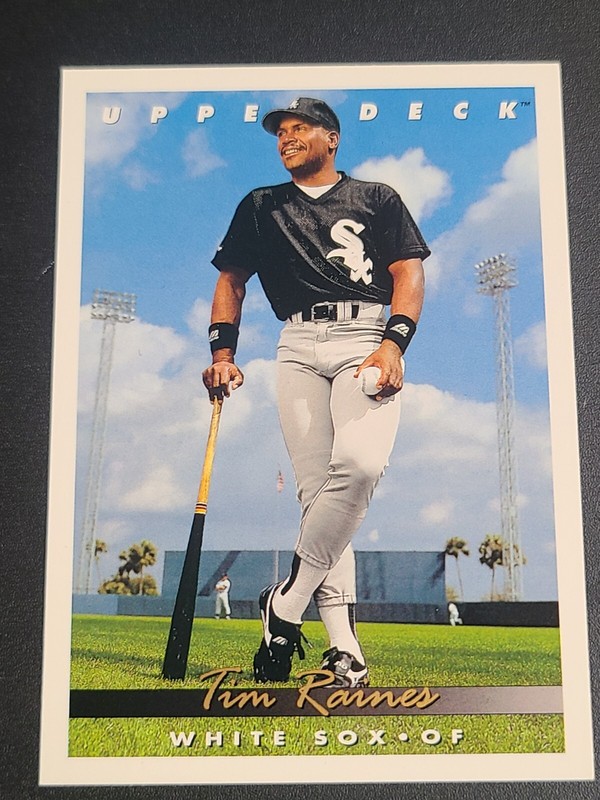 Tim Raines 1993 Upper Deck #597 Chicago White Sox Montreal Expos HOF 