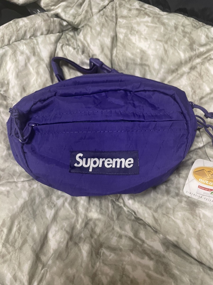 New FW18 Supreme Waist Bag Purple Fanny Pack box logo | eBay New FW18 Supreme Waist Bag Purple Fanny Pack box logo | eBay