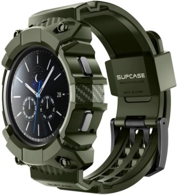 SUPCASE UBPro for Samsung Galaxy Watch 4 46mm Smart Watch Strap Band Case Cover
