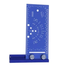 iGaging T-Marking Square Rule 6" Bevel Gauge Center Finder Set EZ Marking Hole